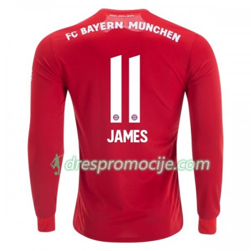 FC Bayern München Dres James Rodriguez 11 Domaći 2019/20 Dugim Rukavima FC Bayern München Dres James Rodriguez 11 Domaći 2019/20 Dugim Rukavima